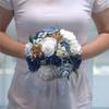 Decoration Wedding Bouquet Artificial Flowers Bride Handmade Durability Bouquet for Wedding Party Home Table Decoration