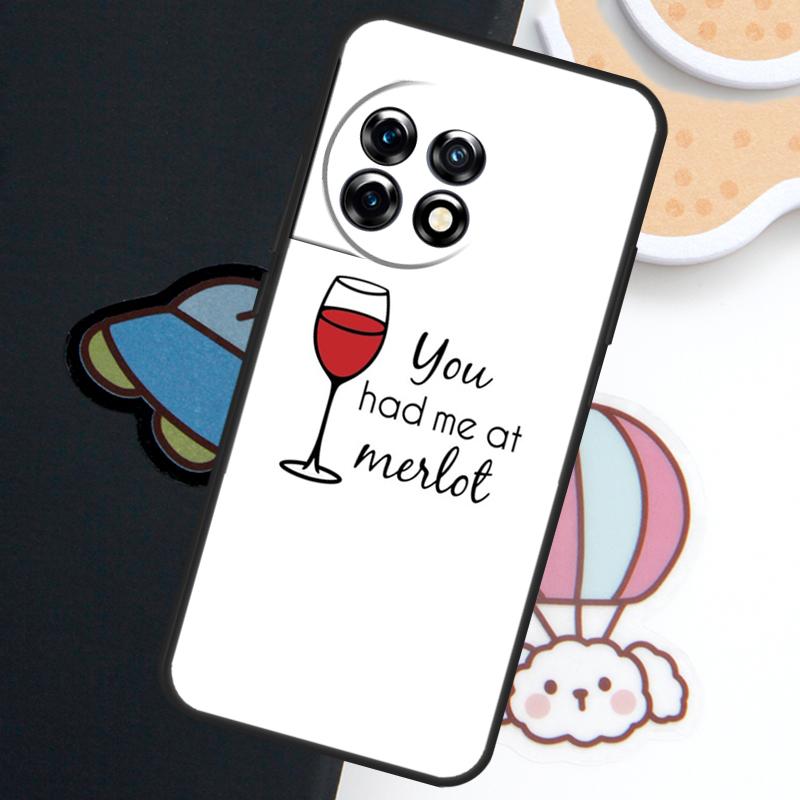 Red Wine Glass Case For OnePlus Nord CE 5 3 4 Lite N20 N30 OnePlus 15R 10T 12R 13R 15 13 12 11 10 Pro Cover