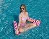 Float Float Siyzda Adult Float Bed Water Hammock Strong Buoyancy Summer Beach Play Water Play Summer Pool Party Beach Sunbathing 130x70cm Heat