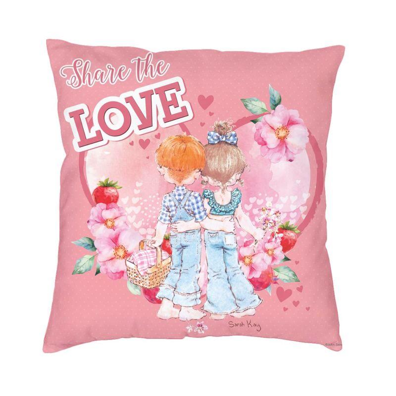 Sarah Kay Girl Cartoon Animation Cushion Cover Two Side 3D Print Throw Pillow Case for Living Room Custom Pillowcase Home Decor 30x30cm 12x12in