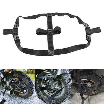 Rear Wheel Straps Motorbike Transportation Tie-Down Motorcycle Rear Wheel Fixing Fastening Webbing Belt Strap Universal Moto Accessories