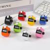 Handheld 4 Digital Manual Tally Counter Mechanical Palm Clicker for Library Book Inventory Sports Game Scoring