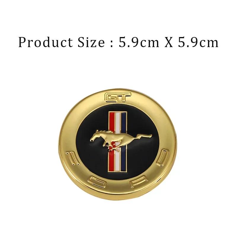 Autosticker Ford 1 stuk Auto Zijembleem Badge Stickers Kofferbak Decal voor Ford Mustang GT 350 370 500 Shelby Cobra Mondeo Focus 2 3 F-
