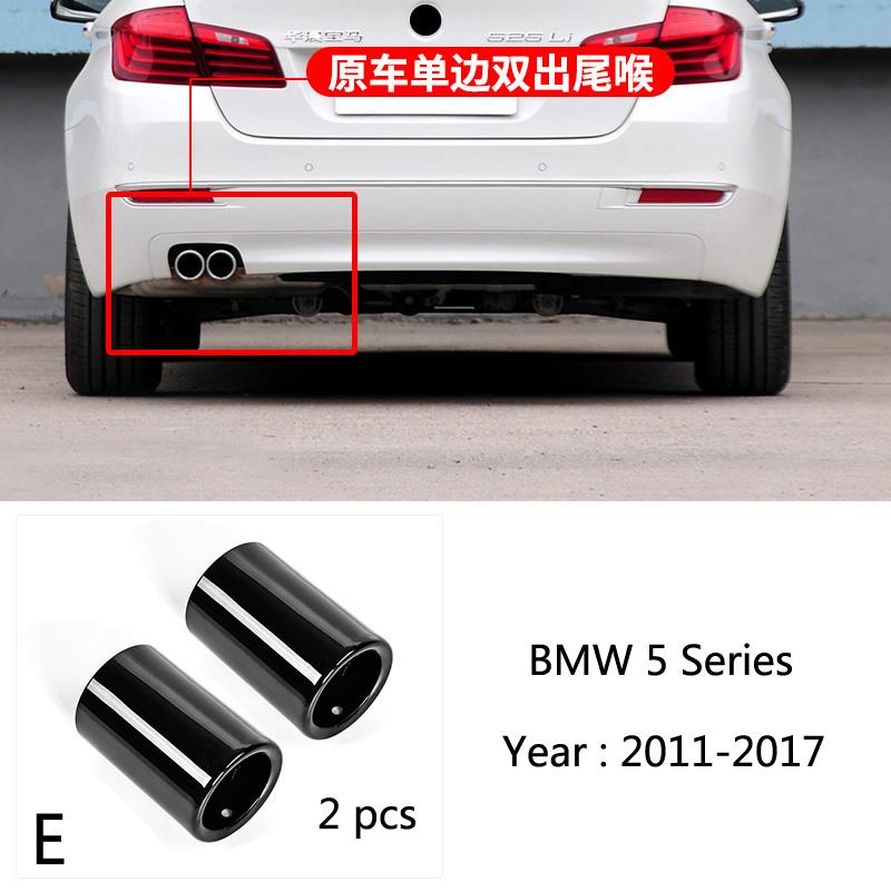 For BMW 1 2 3 4 5 Series X1 3GT F20 F22 F30 F32 F34 F36 F10 F48 Car-Styling Stainless Steel Car Exhaust Muffler TailPipes Cover