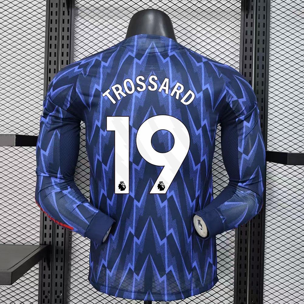 

Arsenal Away Long Sleeve Jersey 25/26: Saka, Odegaard, Rice Edition with Number Print L