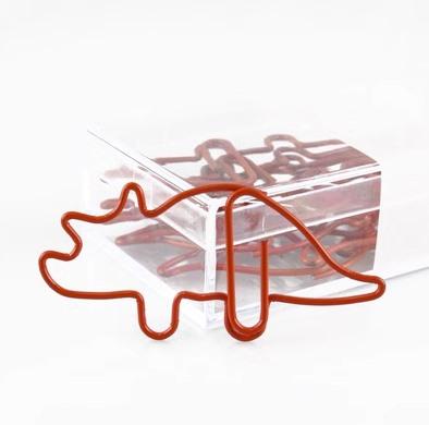 10 Stück Bunte Tier Dinosaurier Büroklammer Lesezeichen Kreativ Niedlich Plastik Cartoon Nadel Geschenk