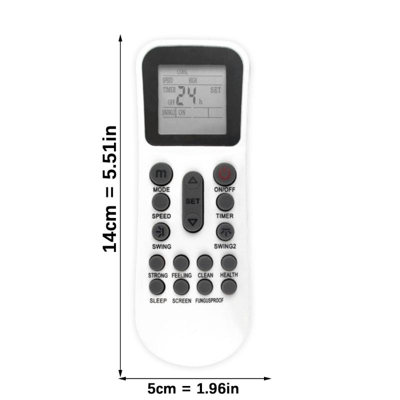 LCD Air Conditioner Remote Control Replace for YKR-K/002E Air Conditioner Conditioning Remote Controller Repalcement