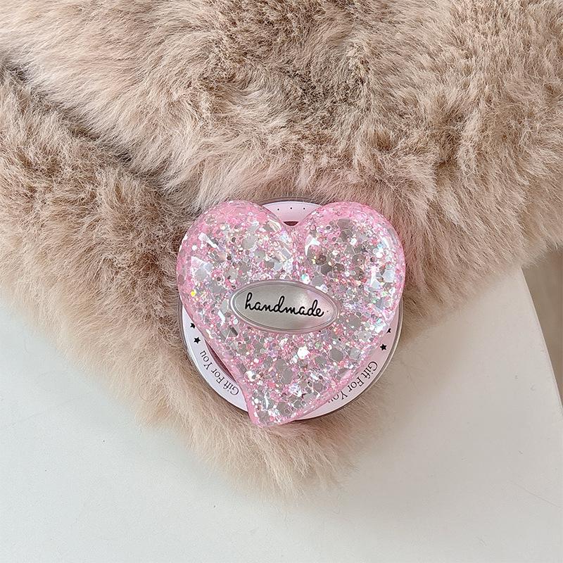 Sequin Airbag Phone Holder with Magsafe Ring and Desktop Support