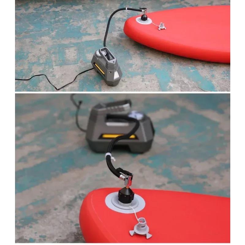 Practical Rowing Boat Air Valve Adaptor Nylon Kayak Inflatable Pump Adapter for SUP Board