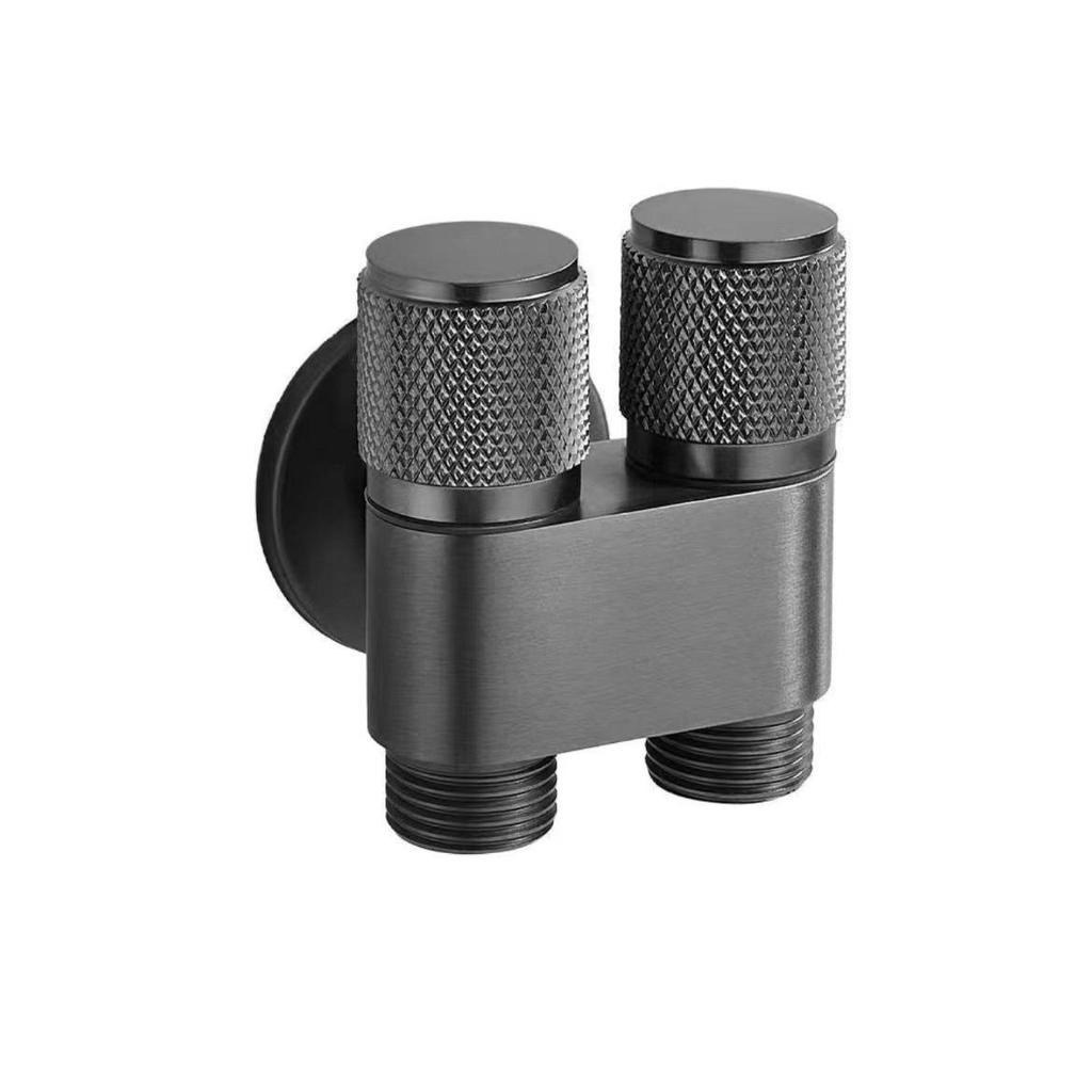 Set Bidet e Doccetta WC Grigio a Doppia Uscita