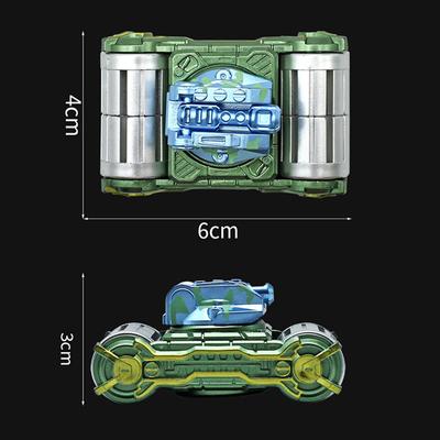 1 Stück Stressabbau Spielzeug Simuliertes Panzerrad Ziehendes Geräusch Fidget Roller Jungengeschenk Handspinner Kreisel Ratsche Dekompressionsspielzeug