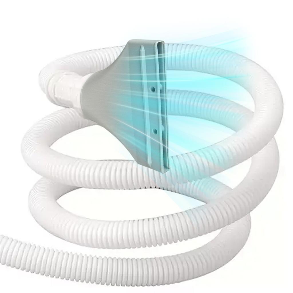 Flat Hose Adapter, AC Hose Connector, Conditioner Portable Exhaust Hose Window Adapter, Portable Conditioner Dryer Vent System Exhaust Vent Connector