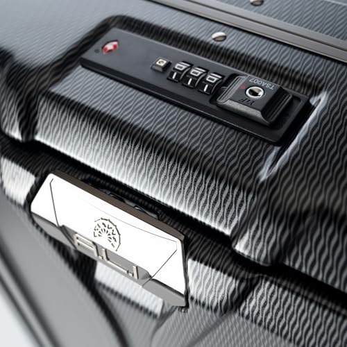 Asia Luggage Solid Knight Carry-on Case, Wave Black