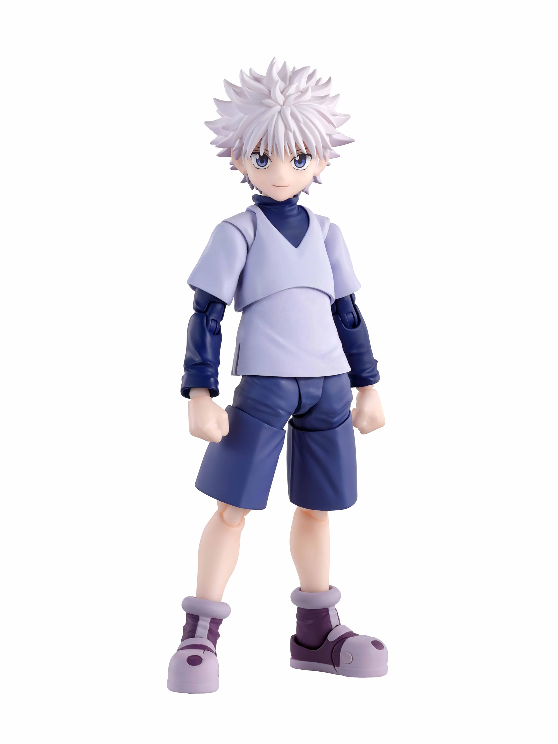 

TAMASHII NATIONS S.H.Figuarts HUNTER×HUNTER Киллуа, примерно 135 мм, раскрашенная экшн-фигурка из ПВХ и АБС