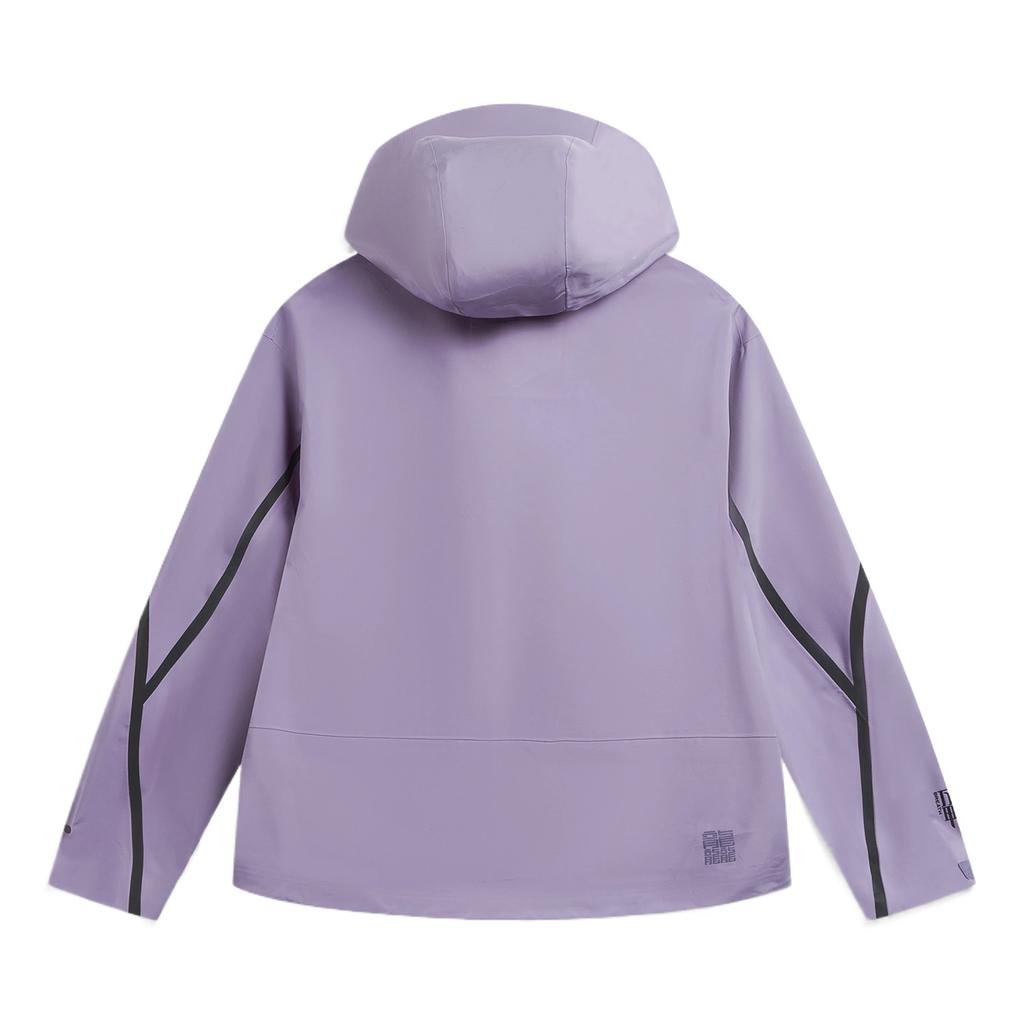 Li Ning Outdoor Loose Fit Single Layer Hooded Moisture Wicking Windbreaker Women Jackets AEMW006-2