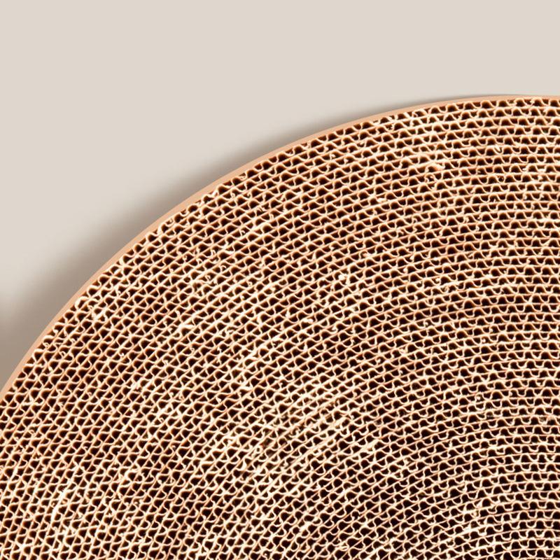 Corrugated Cat Scratcher Round Grinding Claw Toys for Cats Wear-Resistant Cat Scratching Board Kitten Toys Cat Accessories