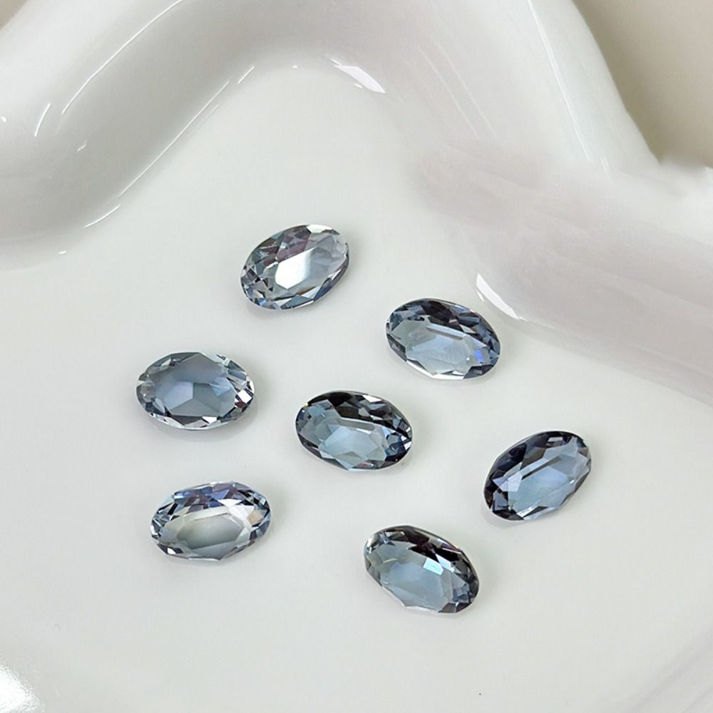 10 Pcs/Bag 3D Pigeon Egg Nail Art Rhinestone Super Flash Manicure Decoration Accessories  Manicurist