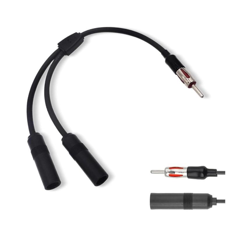 1pcs One Male and Two Female Are Used To Supply Car Antenna Cables, Car Antenna Adapters, Radio Antenna Extension Cords 2025 New