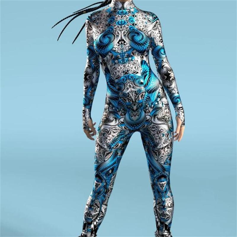 3D Printing Holiday Party Men Kids Rainbow Sexy Skinny Jumpsuit Wear Onesie Cosplay Costume Elastic Bodysuits Rompers