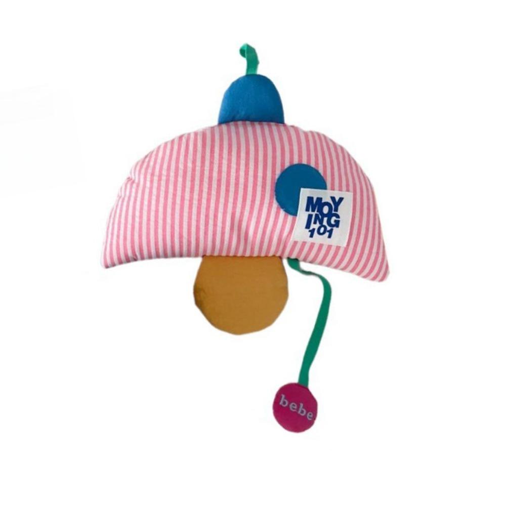 

Led Charging Mushroom Atmosphere Light Eye Protection Bedside Lamp Children s Room Pink Stripes