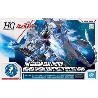 HG 1/144 Gundam Base Limited Unicorn Gundam Perfectibility (Režim zničení) Mobile Suit Gundam UC Modelová stavebnice Unicorn
