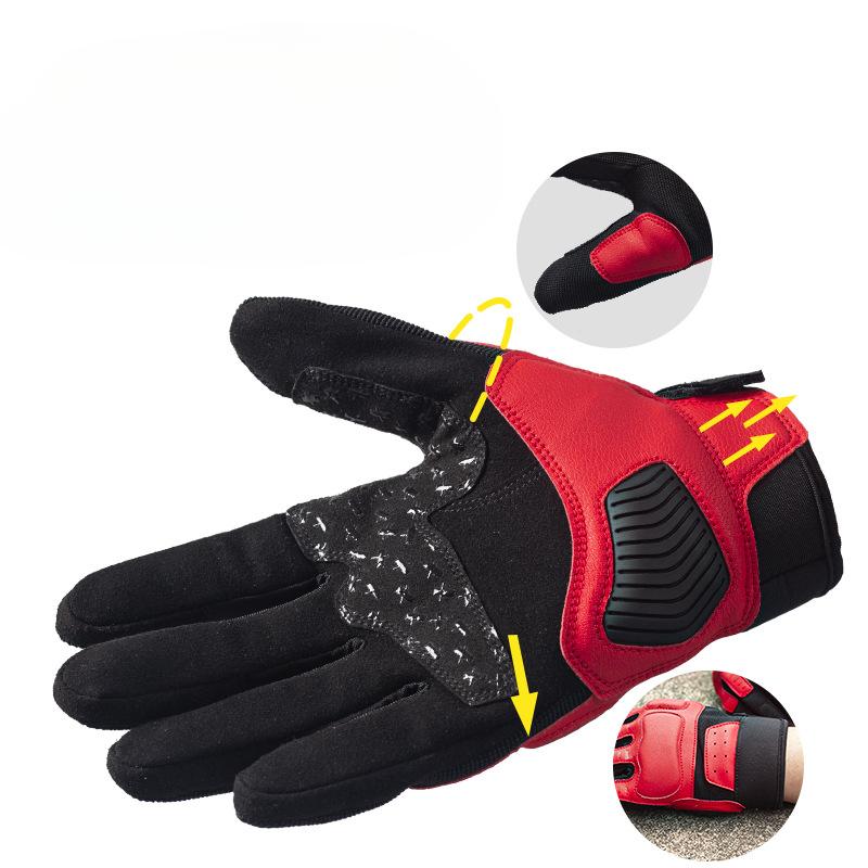 Motorcycle Gloves Motorcycle Equipment  Racing Riders Anti Drop and Anti Slip Touch Screen  Men's and Women's Riding Gloves