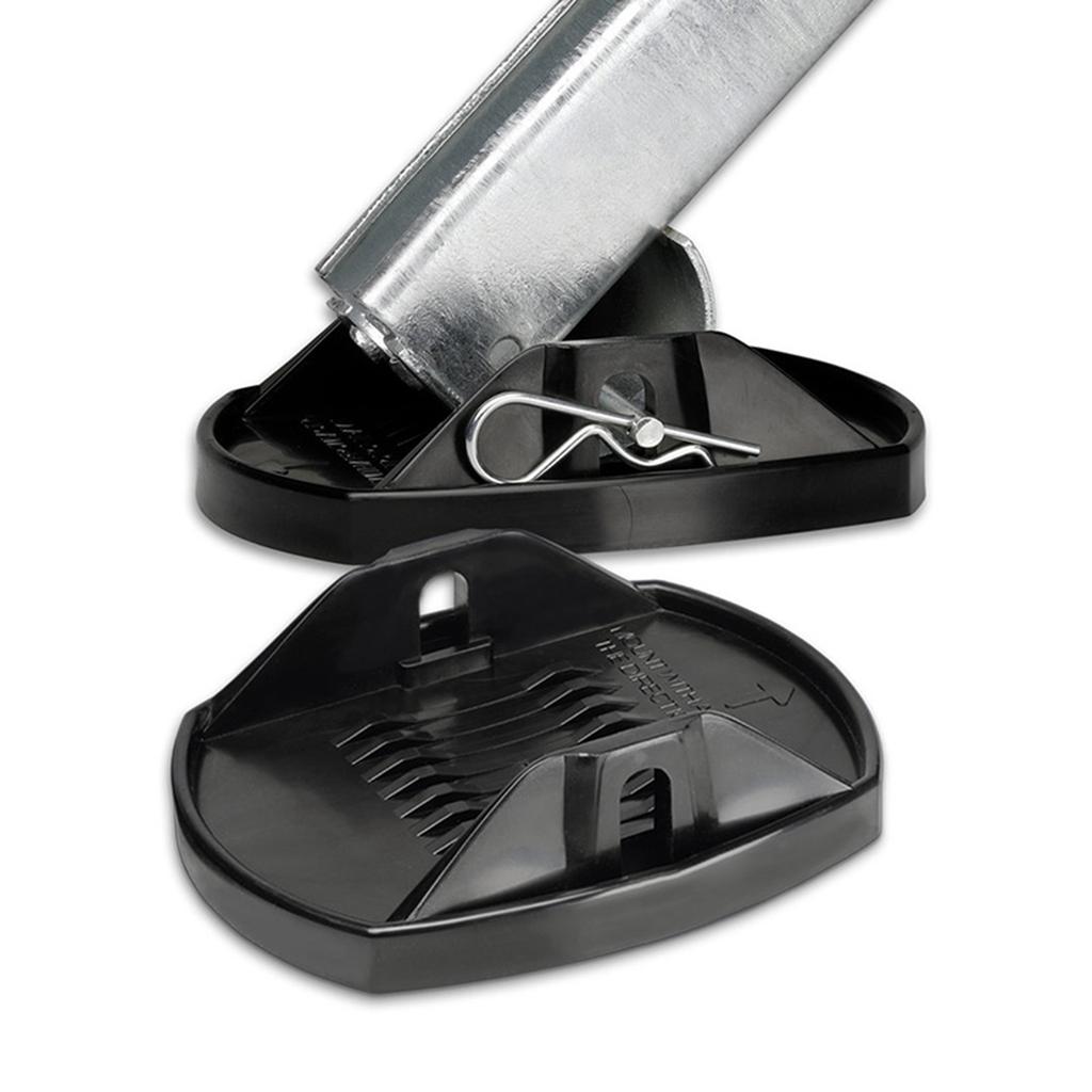 4Pcs Universal Caravan Jack Pads Leveller Wheel Foot Leg Support Jacking Lift Pad Support Stand for Trailers RV