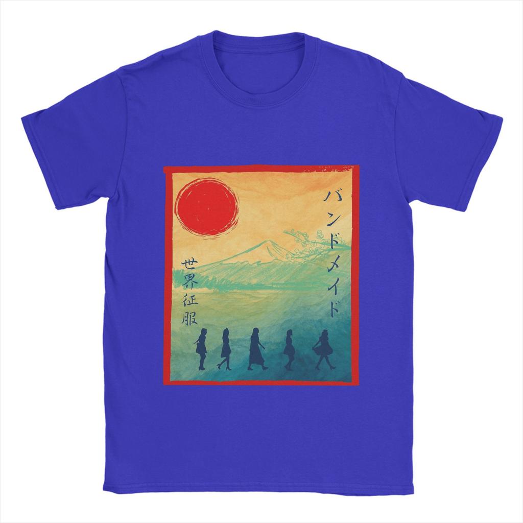 Band Maid Band T-Shirts Herren Reine Baumwolle Freizeit T-Shirt Rundhals T-Shirt Kurzarm Kleidung Übergröße