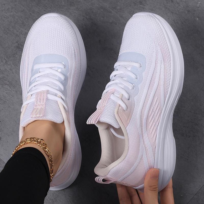 New women's shoes running shoes sports shoes casual versatile casual fashion soft sole high elastic mesh lightweight running shoes