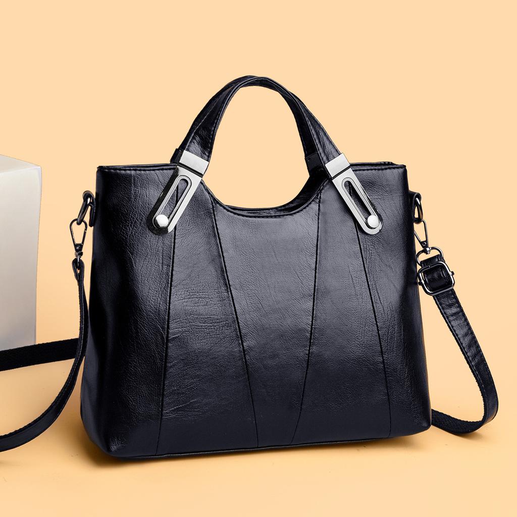 Handbag Fashion Handbag Women's Large Capacity Shoulder Sling Bag Middle-aged Mom