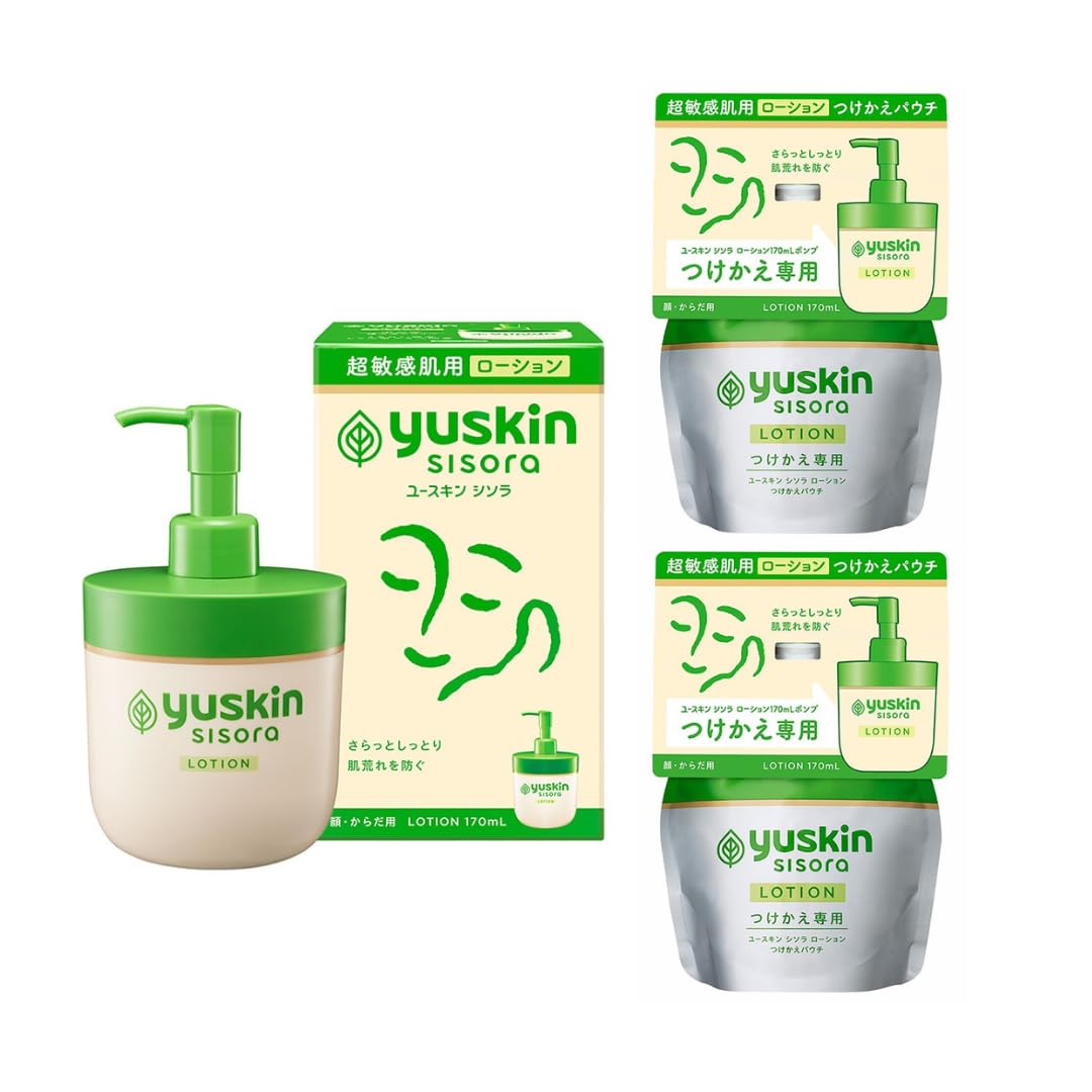 

Youth Kin Shisora Lotion Pump 170ml Replacement Pouch 170ml x 2 Moisturizing Care + [Body Quasi-drug]