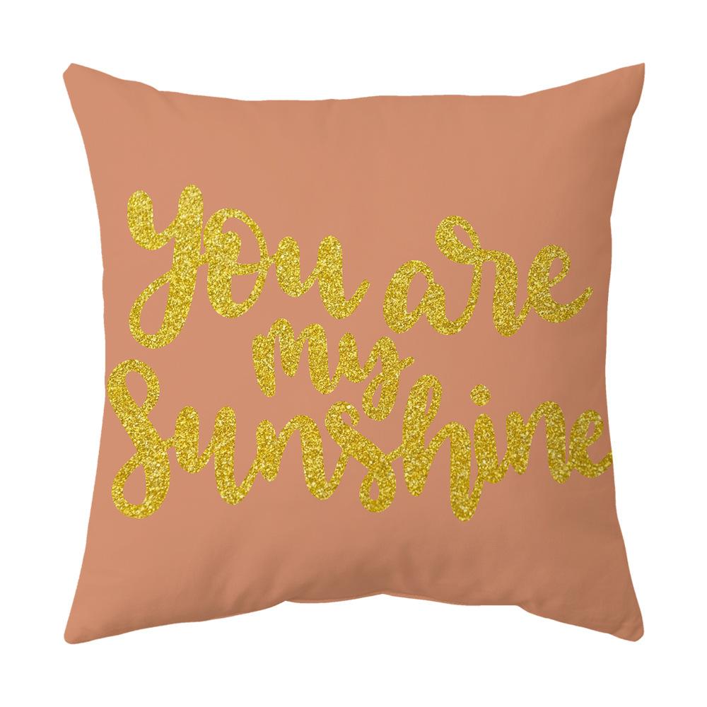 New Pillow Print Pillow Case Sofa Bedroom Cushion Cover Daisy Home Cushion Decoration