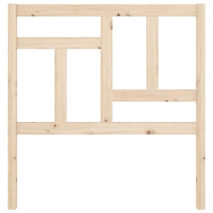 VidaXL Headboard 95.5x4x100 Cm Solid Pine Wood 818950