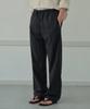 Wednesday Oasis Clark Stripe Semi-Wide Pants_Black(Wb6Pt16)