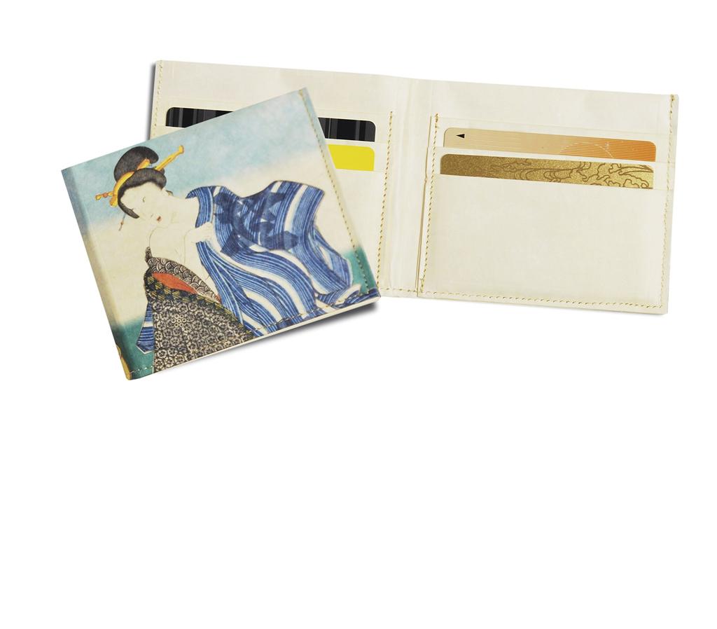 KOIKI Paper Wallet Bifold Wallet with Card Slots and Himeji Castle Design