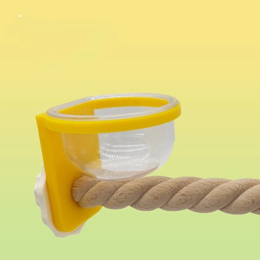 Paw Grinding Bird Feeding Cup Wear-resistant Bird Perch Stand  Pet Bird Supplies