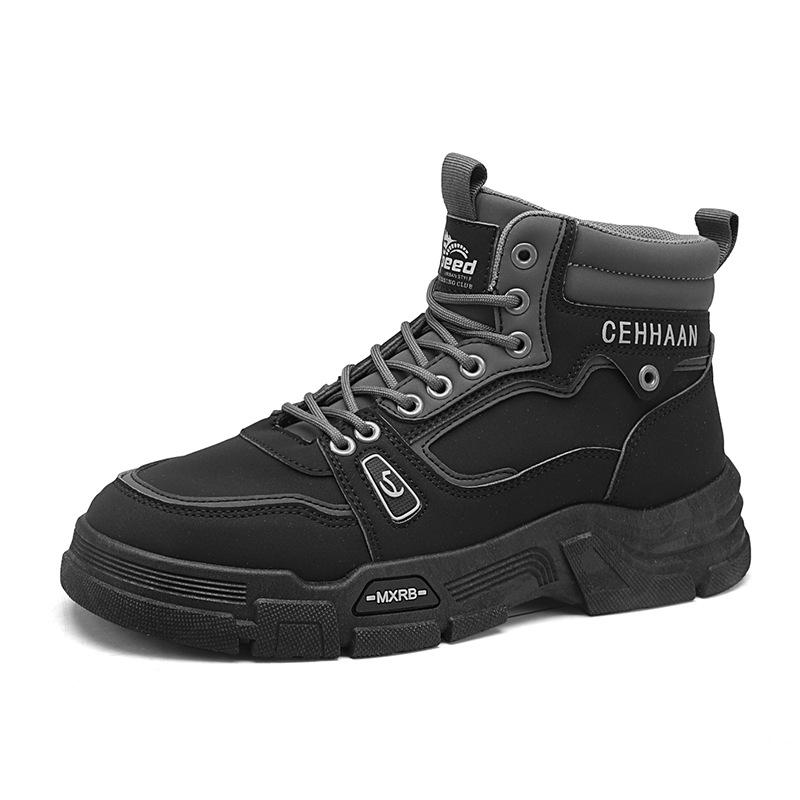 Martin boots men's 2024 new autumn men's British style high-top retro men's shoes labor insurance tooling rhubarb boots