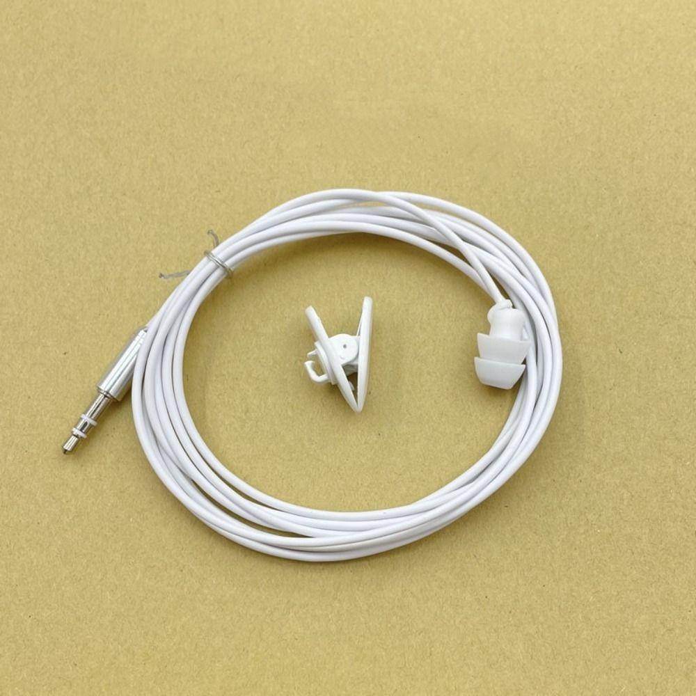 Noise Isolating Mono Earbuds Short Line 3.5mm Plug Headphone Single Side Earphone  MP3 Players