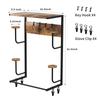 Motorcycle Helmet Hanger Wall Mount Helmet Holder Wall Mount with Hook and Clip Helmet Stand for Storing Motorcycle Accessories