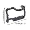 Aluminum Alloy Camera Cage for 70D/80D/90D with 1/4"&3/8" Threads Cold Shoe Mount Supports 6-10kg Load Capacity