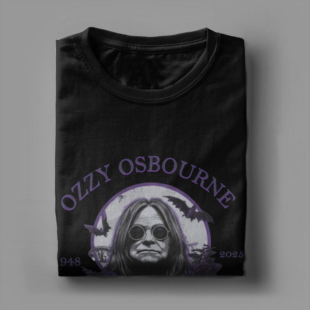 Ozzy Osbourne Pánské tričko Novinková trička Krátký rukáv O-výstřih Bavlněné letní oblečení