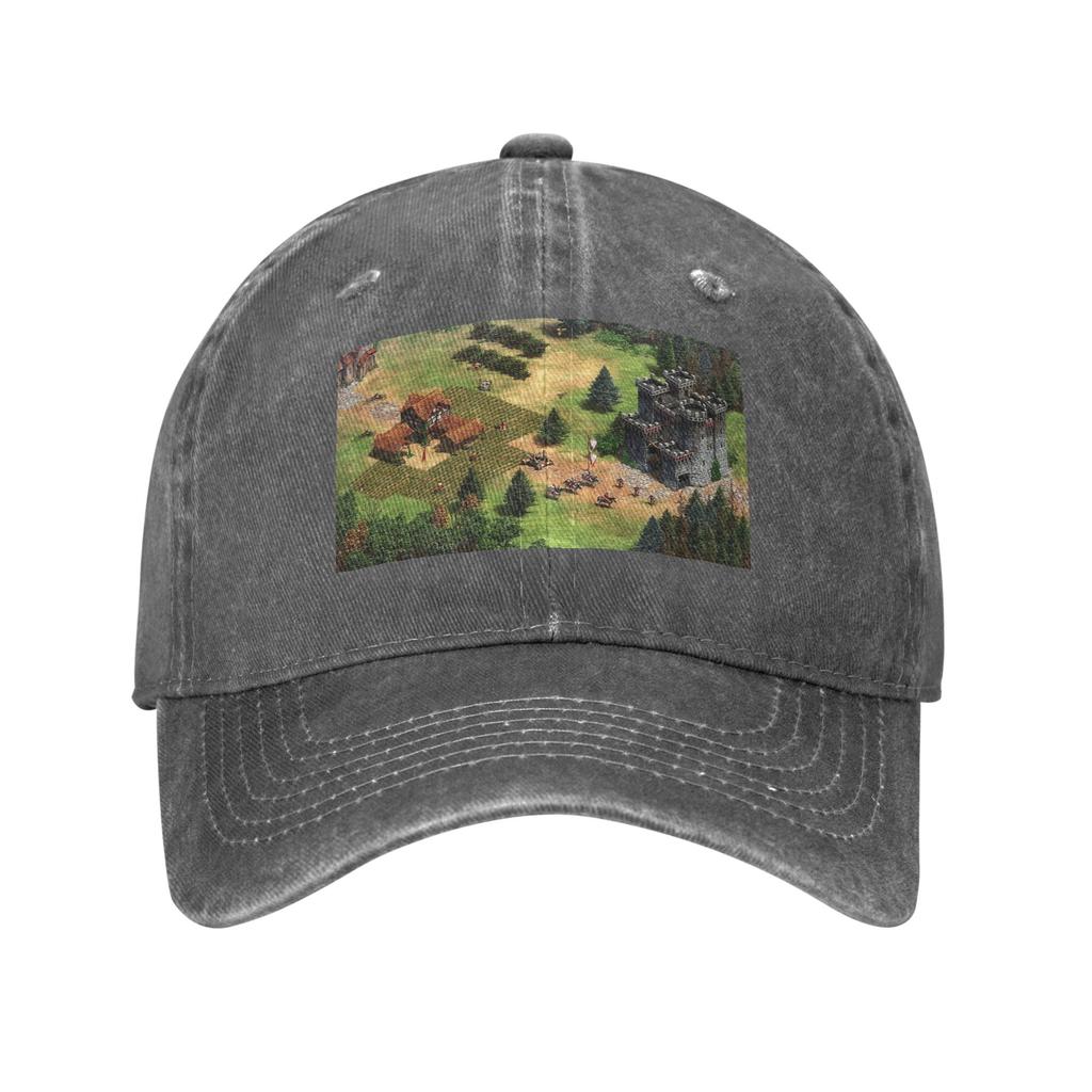 Age of Empires Denim Baseball Caps Snapback Baseball Hats Breathable Casquette Outdoor for Unisex's And Women's