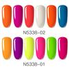 ROSALIND Acrylic Nail Powder 6g Neon Powder Integrate 6 Colors In 1 Bright For Nail Art Design LED/UV Lamp