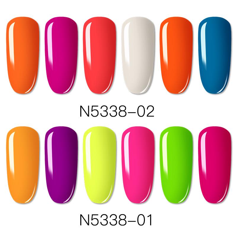 ROSALIND Acrylic Nail Powder 6g Neon Powder Integrate 6 Colors In 1 Bright For Nail Art Design LED/UV Lamp