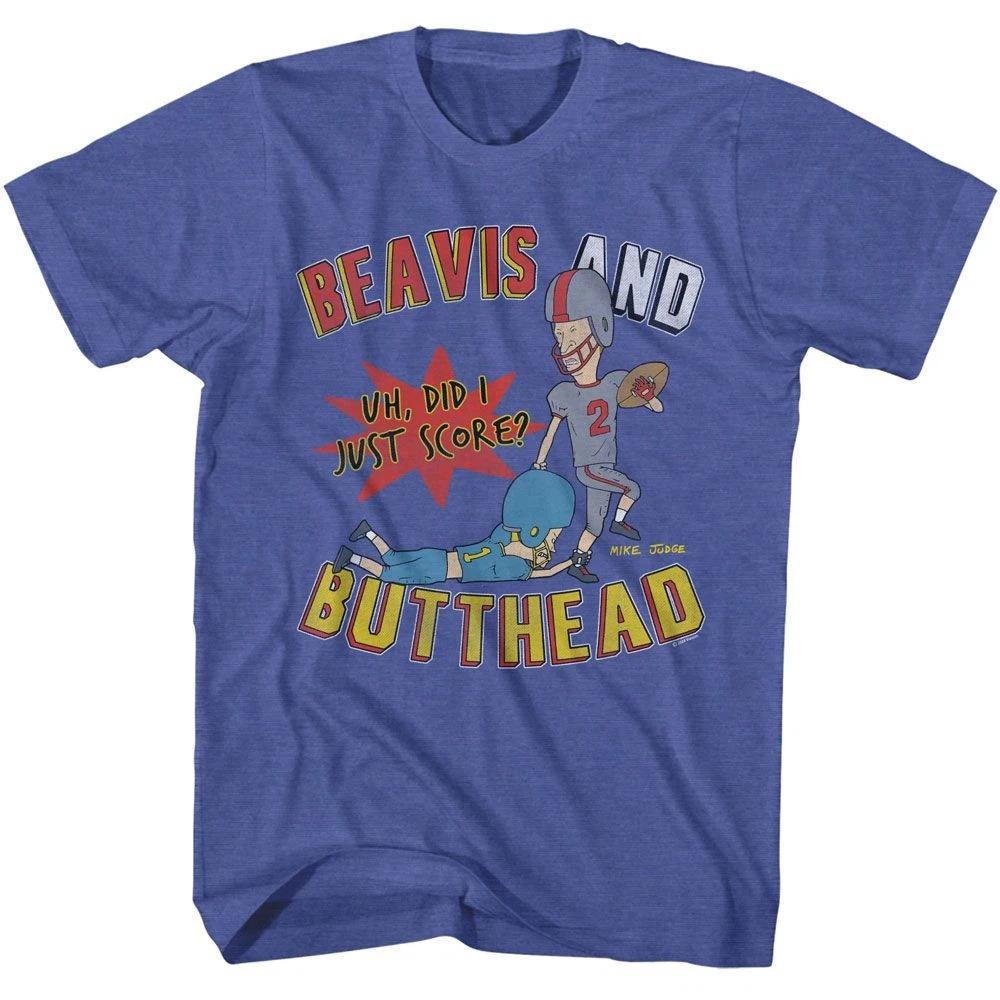 Beavis And Butthead - Football - American Classics Heather Short Sleeve T- 110