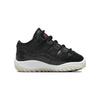 Air Jordan 11 Retro Low TD 72-10 Baby Sneakers Black White Sail 505836-001
