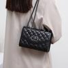 All-match New Genuine Leather Small Fragrance Diamond Chain Bag Fashionable Shoulder Bag Crossbody Bag