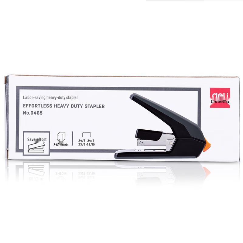 Deli 60-Sheet Heavy Duty Stapler
