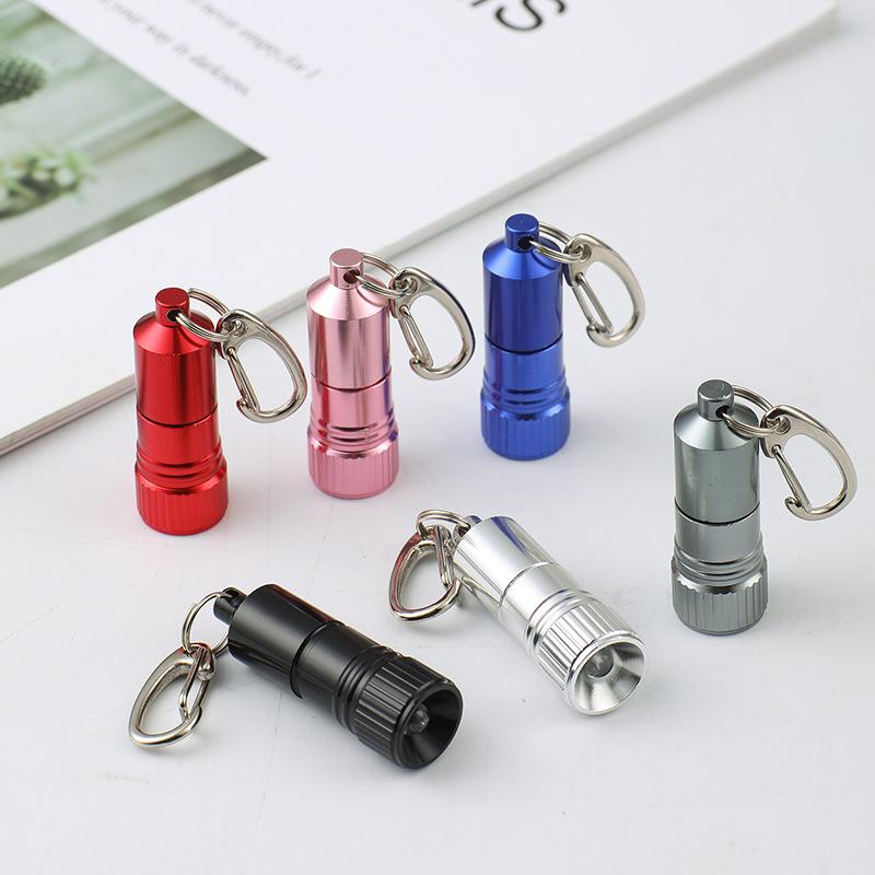 Tragbare Mini-LED-Taschenlampe Schlüsselanhänger Multifunktionale Taschenlampe Mini-Schlüsselring Outdoor-Wander-Camping-Taschenlampe