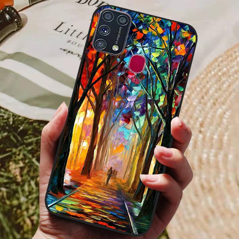 For Samsung M31 Case Phone Cover Silicone Soft TPU Back Cover for Samsung Galaxy M31 M 31 case SM-M315FZBVSER m315 Fundas Bumper